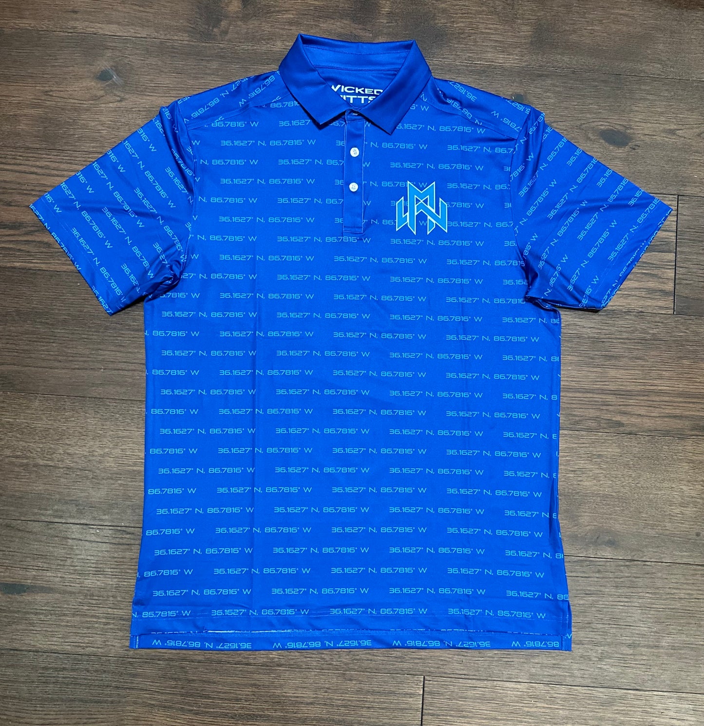 Wicked Mitts Golf Polo - Royal Blue