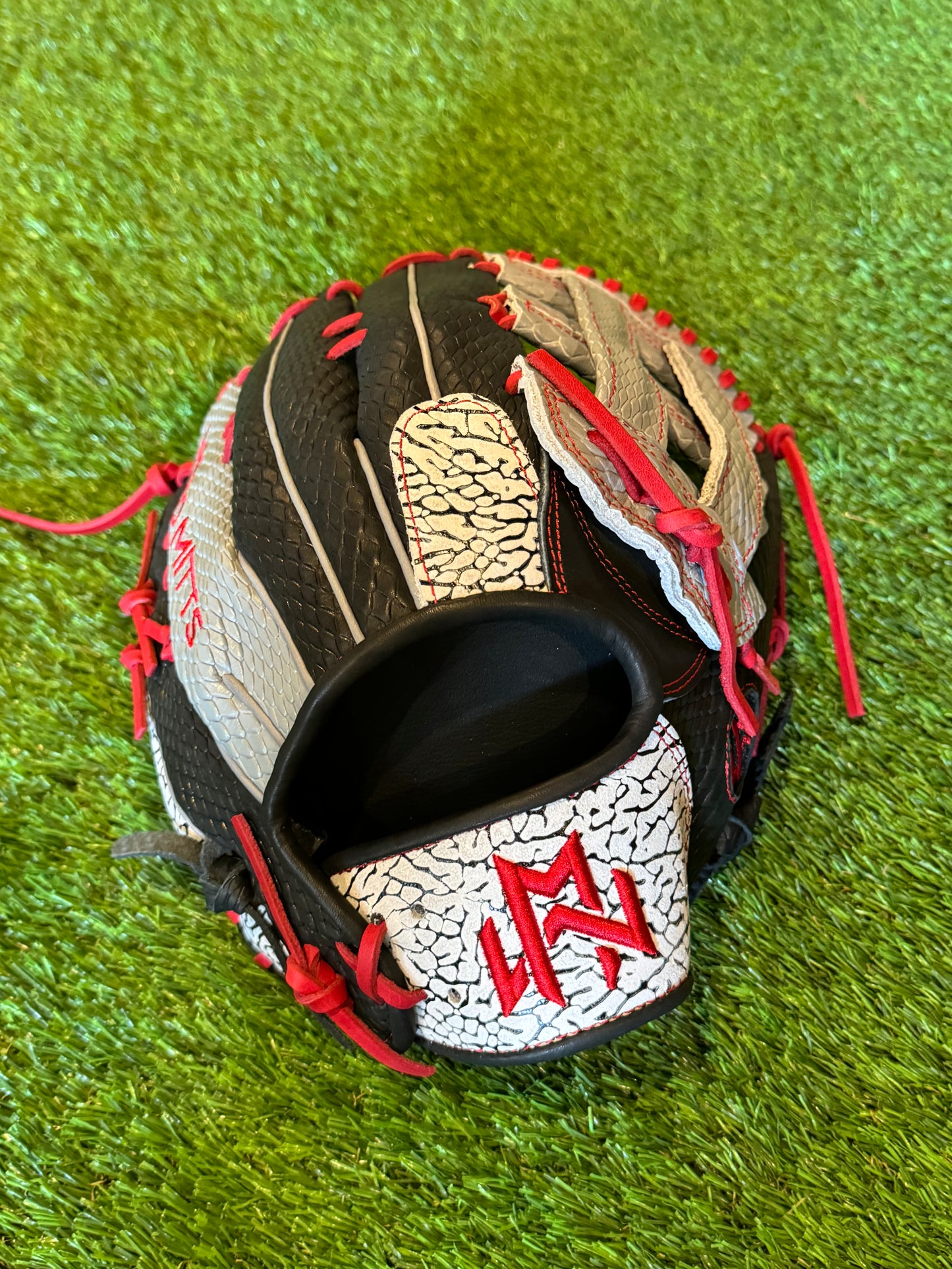 Wicked Mitts “Fire Red” Softball Glove