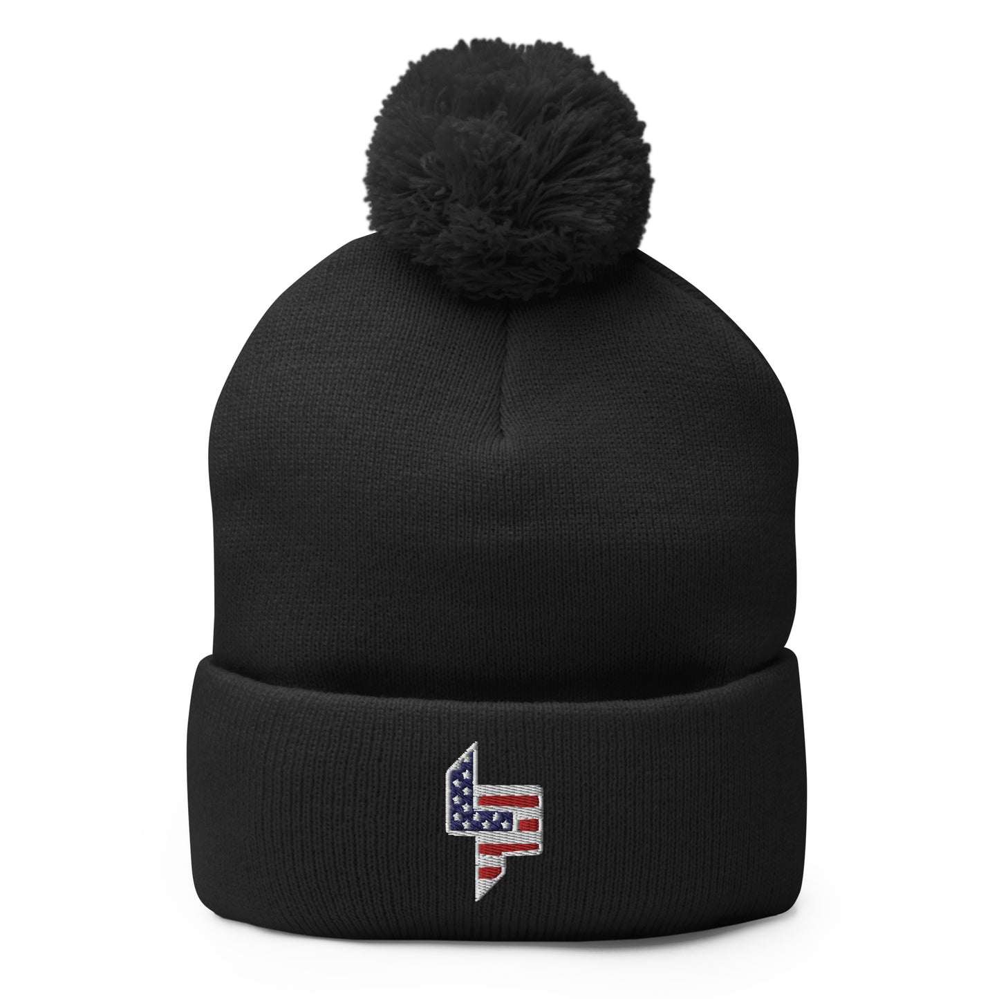 Launchpad Sports USA Pom-Pom Beanie