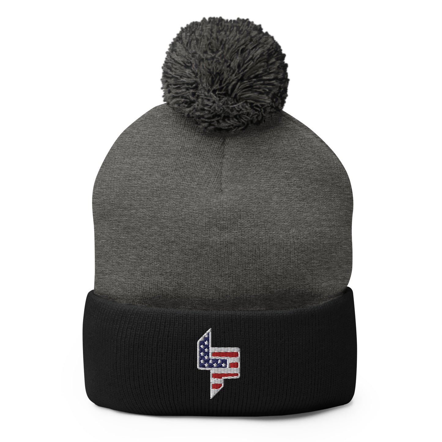 Launchpad Sports USA Pom-Pom Beanie