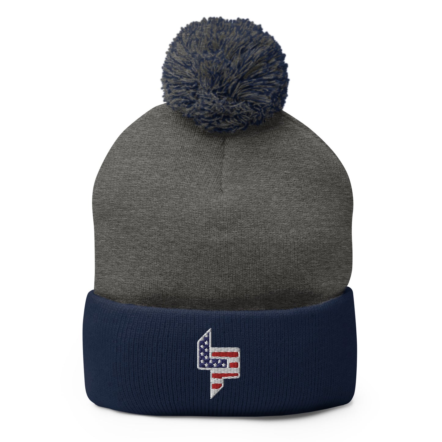 Launchpad Sports USA Pom-Pom Beanie