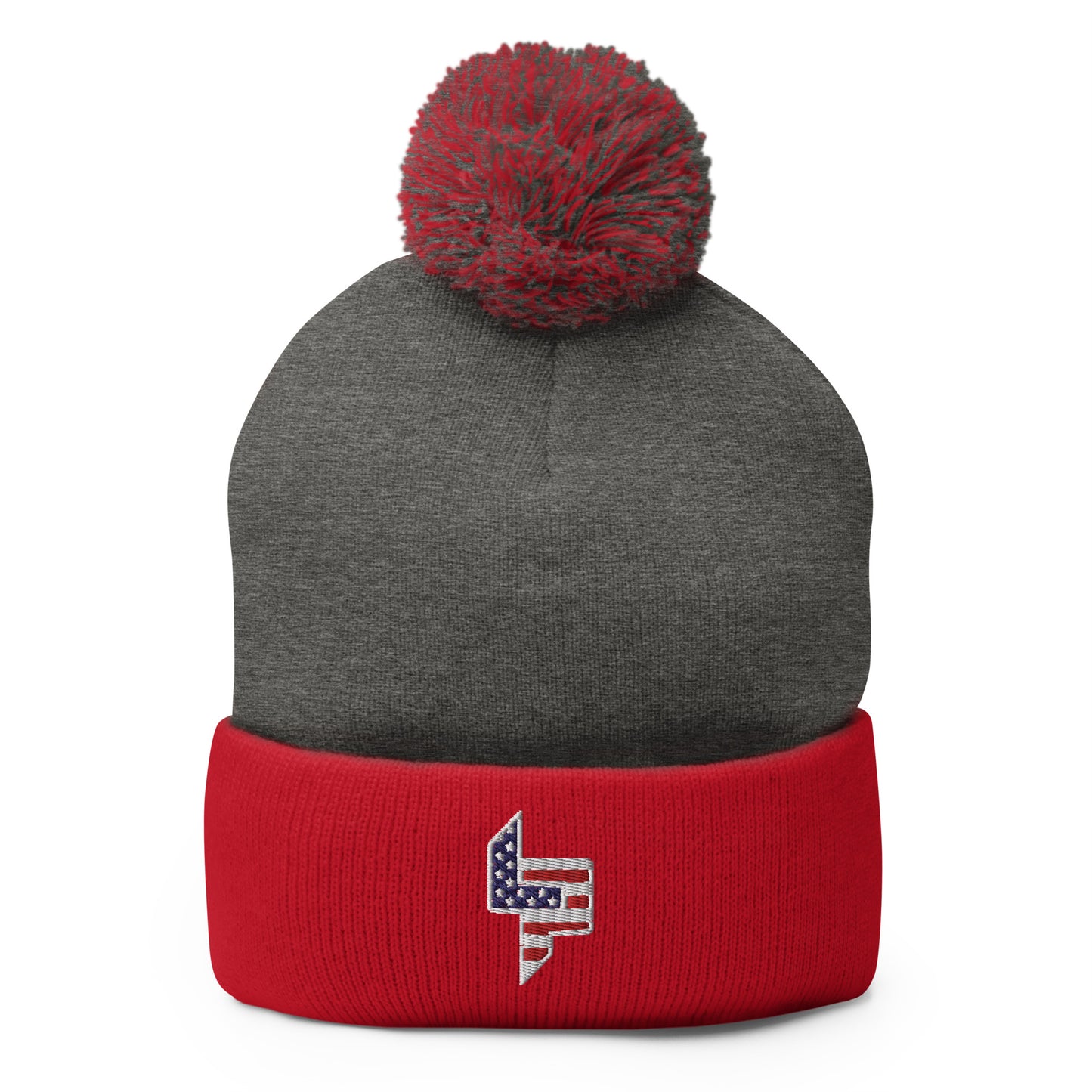 Launchpad Sports USA Pom-Pom Beanie