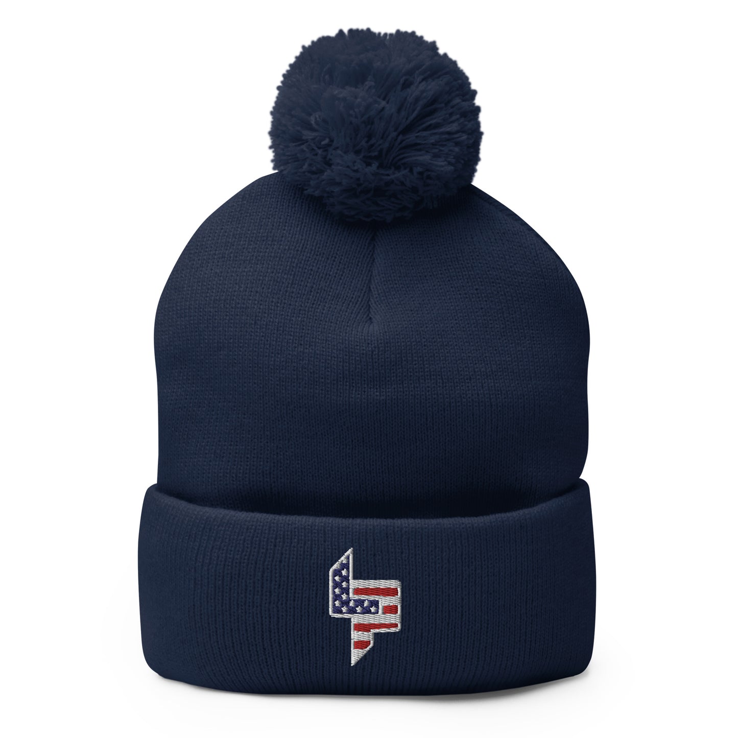 Launchpad Sports USA Pom-Pom Beanie