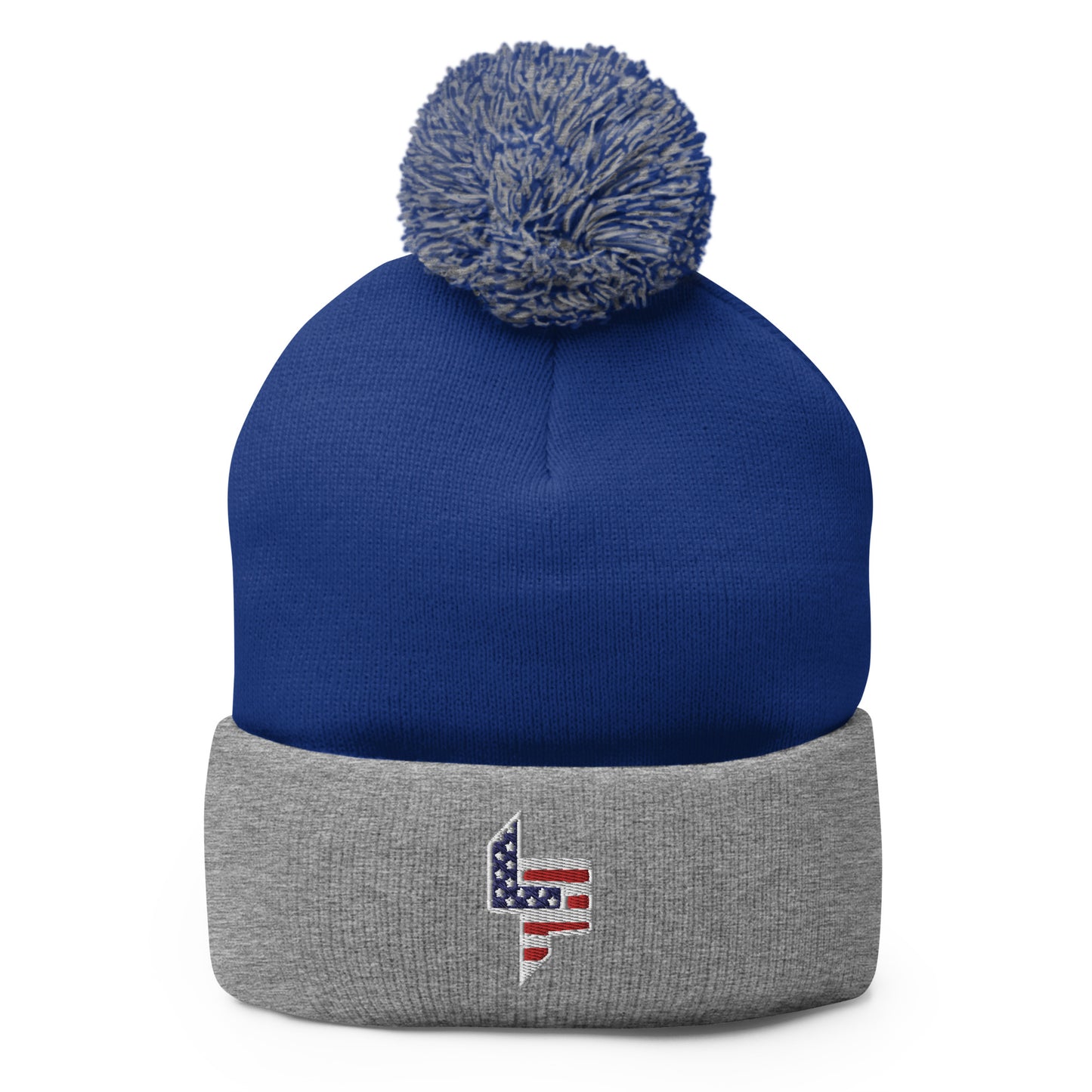 Launchpad Sports USA Pom-Pom Beanie